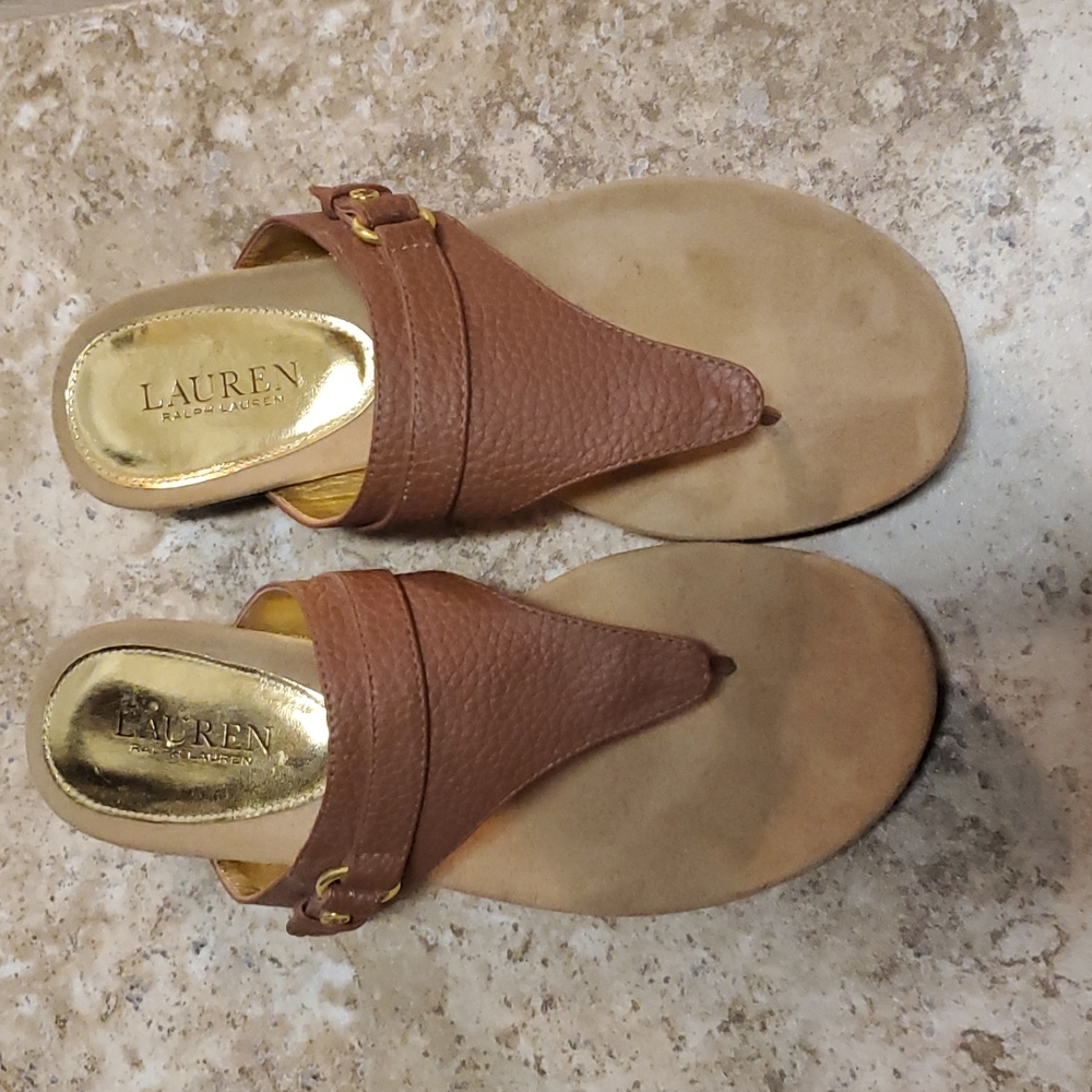 Brown Ralph Lauren Sandals